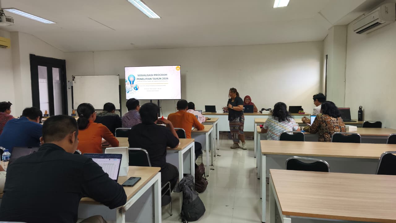 Coaching Clinic Pendampingan Intensif Penulisan Proposal Penelitian Hibah Kemendiktisaintek TA 2026 Fakultas Teknik dan Perencanaan Universitas Warmadewa